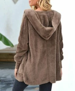 New π IZURIA Mocha Pocket Faux Fur Hooded Open Cardigan - π© Women β€οΈ 7 New π IZURIA Mocha Pocket Faux Fur Hooded Open Cardigan - π© Women β€οΈ -IZURIA Sales Store zu100426109 alt 3 tm1634320142