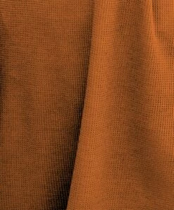 Flash Sale 🔔 IZURIA Orange & Khaki Plaid Waffle-Knit Cowl Neck A-Line 👗 Dress - 👩 Women 💯 -IZURIA Sales Store zu100867433 alt 2 tm1635455769