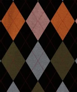 Hot Sale ⭐ IZURIA Black & Gray Argyle Waffle-Knit Longline Open Cardigan - 👩 Women & Plus 🔥 -IZURIA Sales Store zu100867538 alt 2 tm1635455769