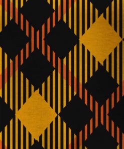 Deals ⭐ IZURIA Black & Yellow Plaid Mutton-Sleeve Crewneck Top - 👩 Women 😍 -IZURIA Sales Store zu101065514 alt 2 tm1665427919