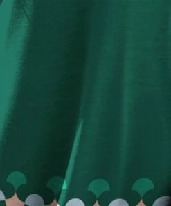 New 🔥 IZURIA Green & Red Geometric Contrast-Sleeve Cowl Neck Shift 👗 Dress - 👩 Women 🛒 -IZURIA Sales Store zu101261851 alt 2 tm1637953507