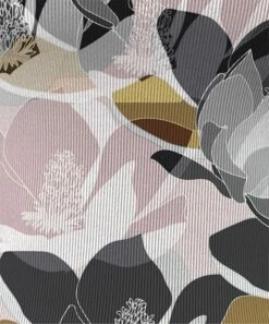 Hot Sale 😀 IZURIA Pink & Gray Floral Bishop-Sleeve Square Neck Top - 👩 Women ⭐ -IZURIA Sales Store zu102063872 alt 2 tm1639764094