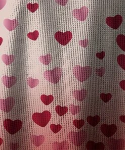 Outlet 😍 IZURIA Red & Pink Heart Mesh-Accent V-Neck Top - Plus ⭐ -IZURIA Sales Store zu102397821 alt 2 tm1640733324