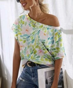 Buy 😍 IZURIA White & Pink Floral Boatneck Short-Sleeve Top - Plus ❤️