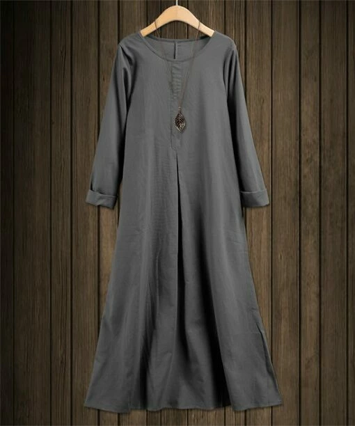 Top 10 π IZURIA Gray Side Slit Maxi π Dress - Plus π€© 6 Top 10 π IZURIA Gray Side Slit Maxi π Dress - Plus π€© -IZURIA Sales Store zu109171045 main tm1664034239