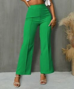 Hot Sale 🔔 IZURIA Green Elastic-Waist Straight-Leg Pants - 👩 Women & Plus ✔️