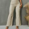 Best Sale 🔔 IZURIA Apricot Elastic-Waist Straight-Leg Pants - Plus 🥰