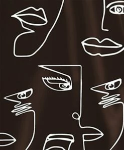 Coupon β€οΈ IZURIA Black Abstract Faces Three-Quarter Sleeve Shift π Dress - Plus β¨ 5 Coupon β€οΈ IZURIA Black Abstract Faces Three-Quarter Sleeve Shift π Dress - Plus β¨ -IZURIA Sales Store zu98796316 alt 2 tm1629904376