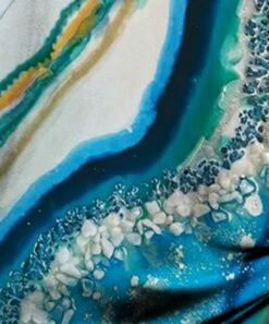 Deals 🧨 IZURIA Navy & Yellow Abstract Boatneck Raglan Top - Plus 🌟 -IZURIA Sales Store zu99366846 alt 2 tm1633799470