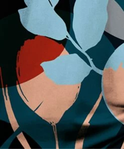 Cheap 🔥 IZURIA Peacock & Light Blue Floral Long-Sleeve Boatneck Top - 👩 Women ❤️ -IZURIA Sales Store zu99401487 alt 2 tm1631899460