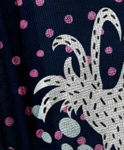 Hot Sale π IZURIA Navy & White Rooster Polka Dot Waffle-Knit Contrast Off-Shoulder Tunic - π© Women π― 5 Hot Sale π IZURIA Navy & White Rooster Polka Dot Waffle-Knit Contrast Off-Shoulder Tunic - π© Women π― -IZURIA Sales Store zu99619215 alt 2 tm1632944973