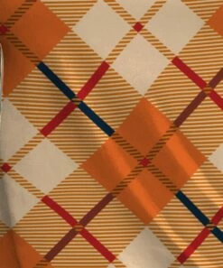 Cheapest ✨ IZURIA Apricot & Orange Plaid Bishop-Sleeve Raglan Tunic - 👩 Women 😀 -IZURIA Sales Store zu99621217 alt 2 tm1631908158