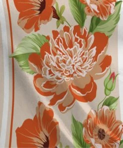 Deals 🔔 IZURIA Apricot & Orange Floral Bishop-Sleeve Raglan Top - Plus 🔔 -IZURIA Sales Store zu99632097 alt 2 tm1632319614