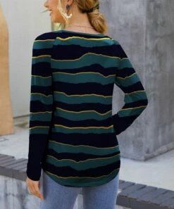 Hot Sale 🎁 IZURIA Black & Green Zebra Skeleton Contrast Boatneck Tunic - Plus 🌟 -IZURIA Sales Store zu99729648 alt 2 tm1632944973
